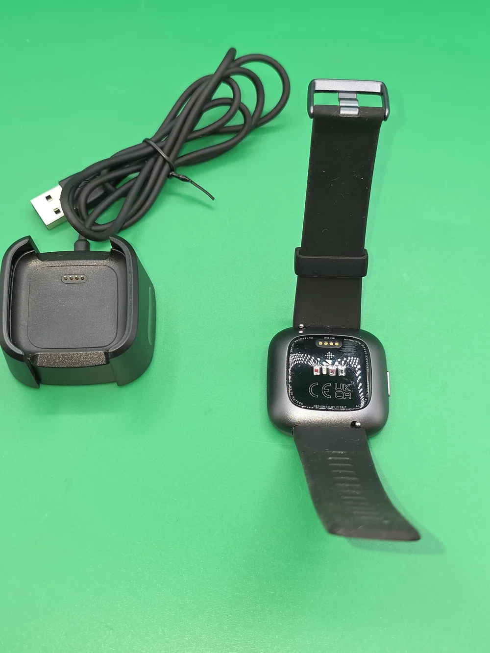 Fitbit Versa 2 Smartwatch - Black Casing & Band